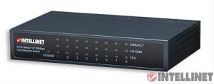 INTELLINET Fast Ethernet Office Desktop Switch 8 Port